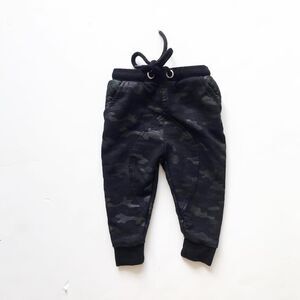 HKKH Paris black Camo joggers EUC 6-9 months
